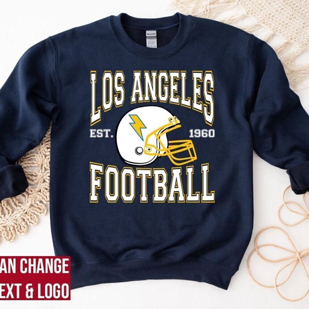 Los Angeles Football 1960 Vintage Style Retro Sweatshirt